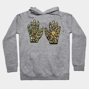 Milagritos mexican ornamental hands exvoto traditional Hoodie